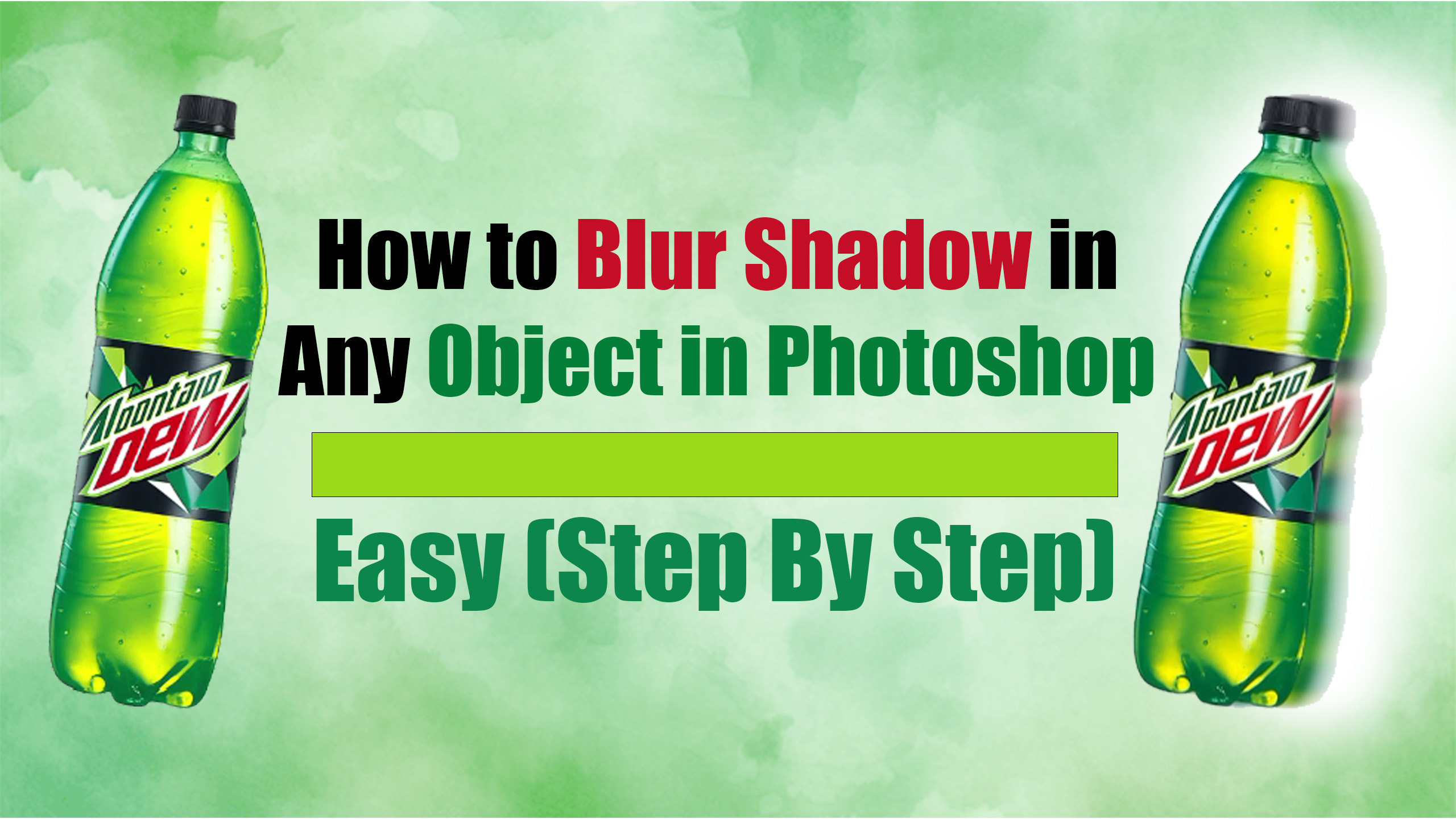 How to Blur Shadow in Any Object in Photoshop