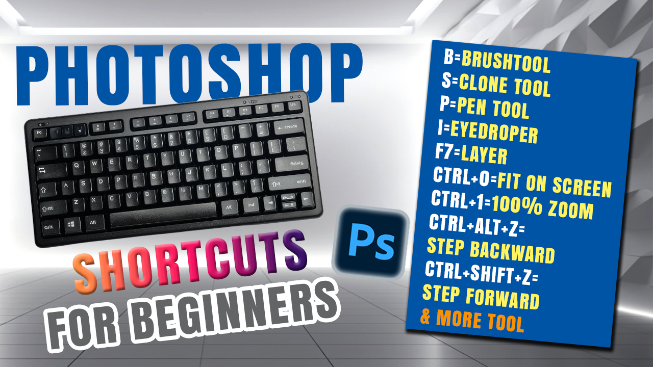 Photoshop Keyboard Shortcuts for Beginners