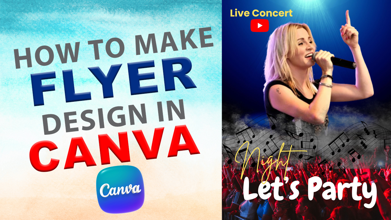 How to Make Flyer Design In Canva