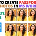 How to Passport Size Photo in MS Word