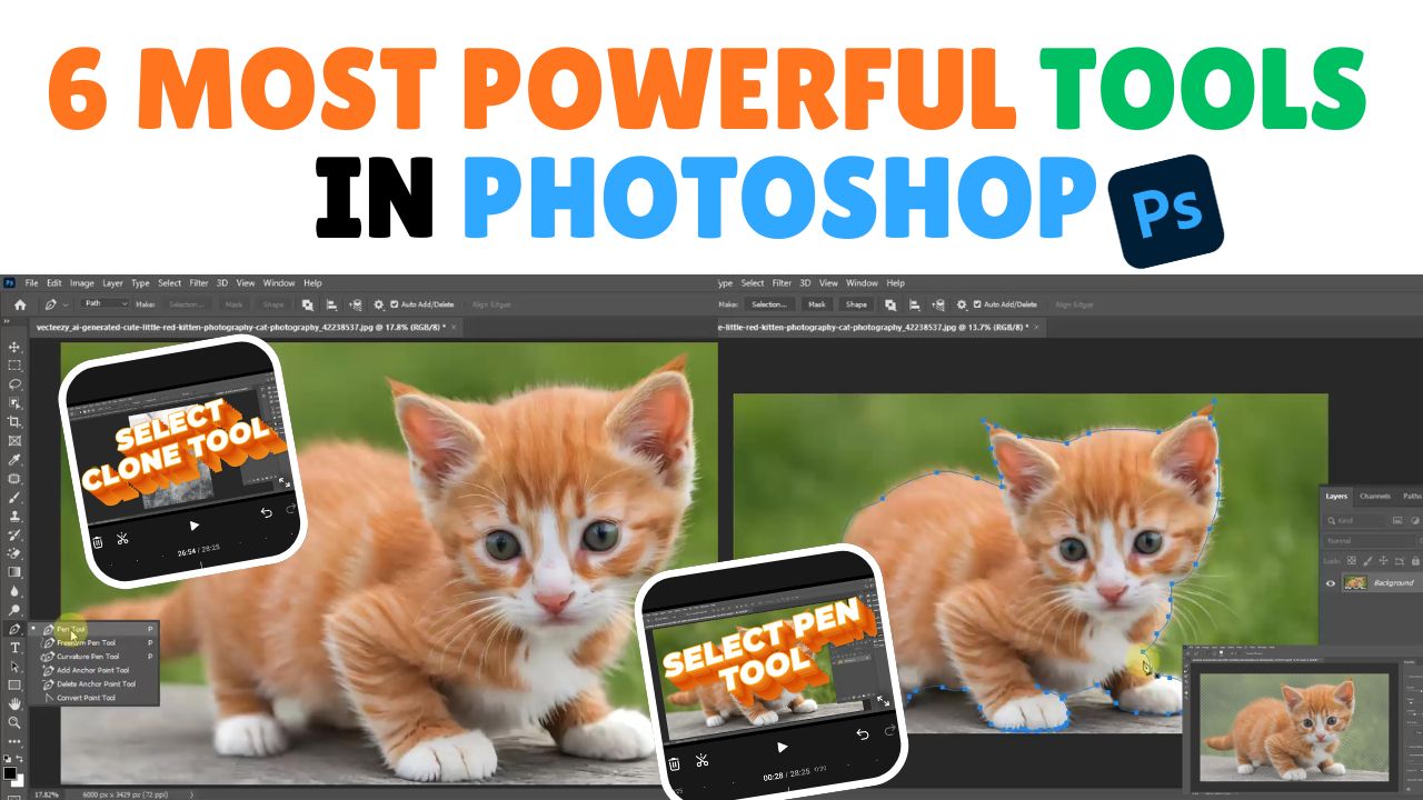 Top 6 Most Powerful Tools in Photoshop